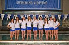 Women's Swimming team photo  Wheaton College Women's Swimming & Diving 2021-22 team photo - Photo By: KEITH NORDSTROM : Wheaton, Swimming, team photo